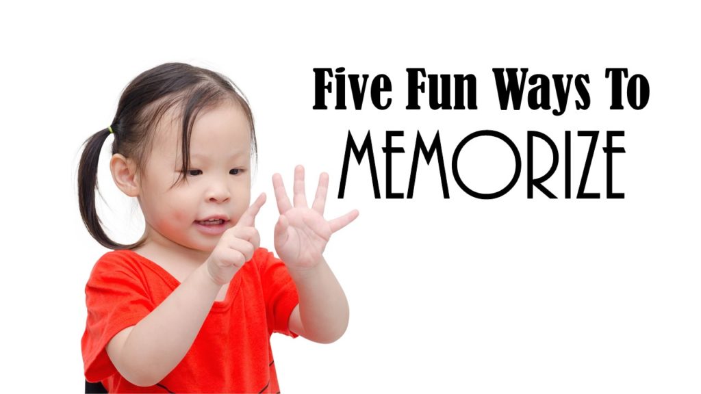 Five Fun Ways To Memeorize